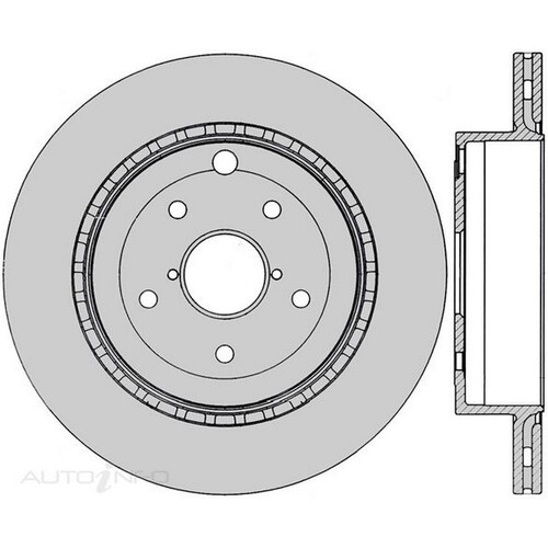 New Genuine PROTEX Rotor - Rear #DR12852