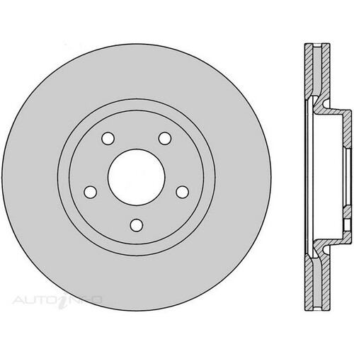 New Genuine PROTEX Rotor - Front #DR12853