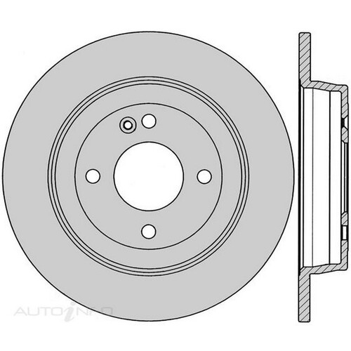 New Genuine PROTEX Rotor - Rear #DR12858