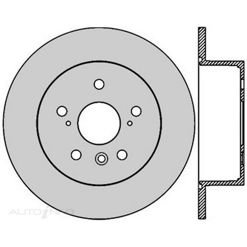 New Genuine PROTEX Rotor - Rear #DR12862