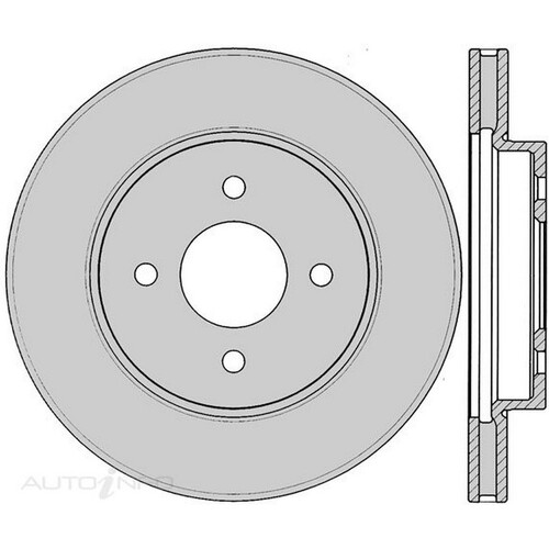 New Genuine PROTEX Rotor - Front #DR12864