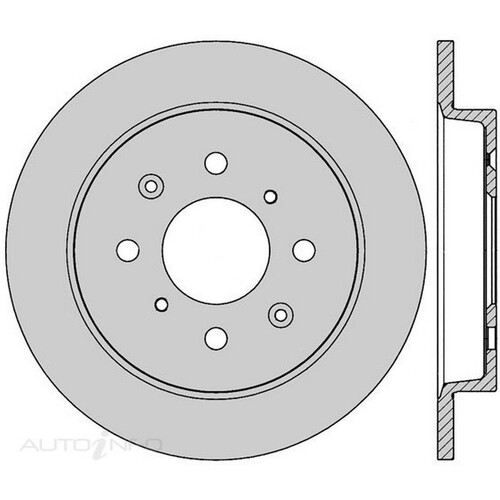 New Genuine PROTEX Rotor - Rear #DR12869