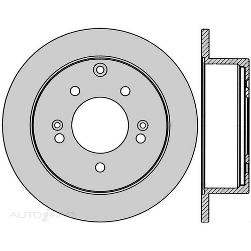 New Genuine PROTEX Rotor - Rear #DR12878