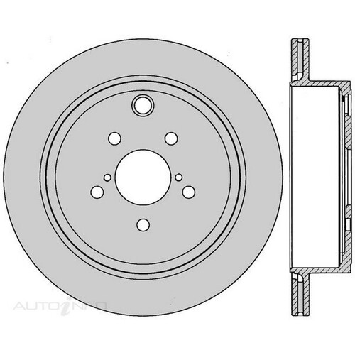 New Genuine PROTEX Rotor - Rear #DR12879