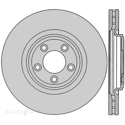 New Genuine PROTEX Rotor - Front #DR12889