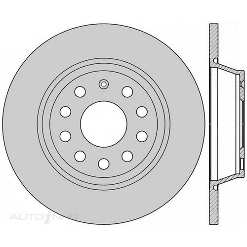 New Genuine PROTEX Rotor - Rear #DR12897