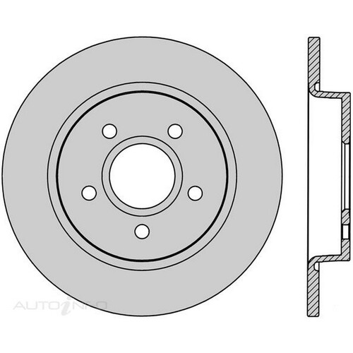 New Genuine PROTEX Rotor - Rear #DR12915
