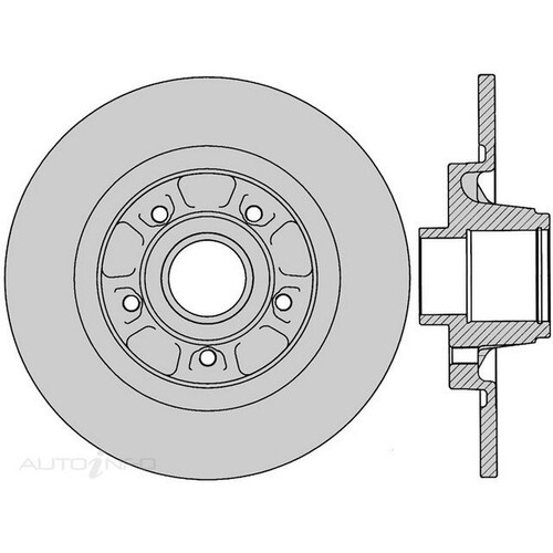 New Genuine PROTEX Rotor - Rear #DR12916