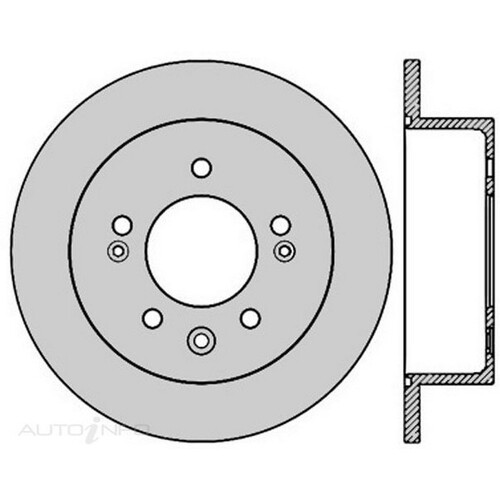 New Genuine PROTEX Rotor - Rear #DR12923