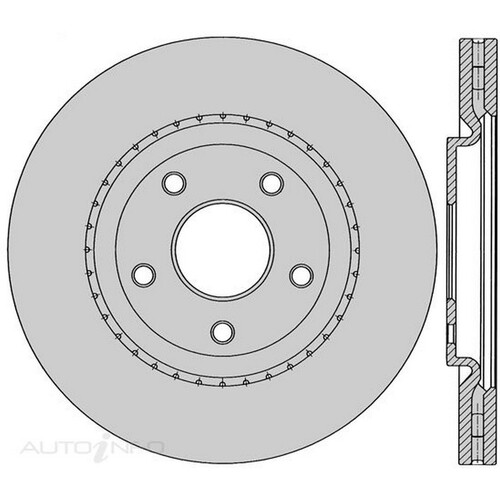 New Genuine PROTEX Rotor - Front #DR12924