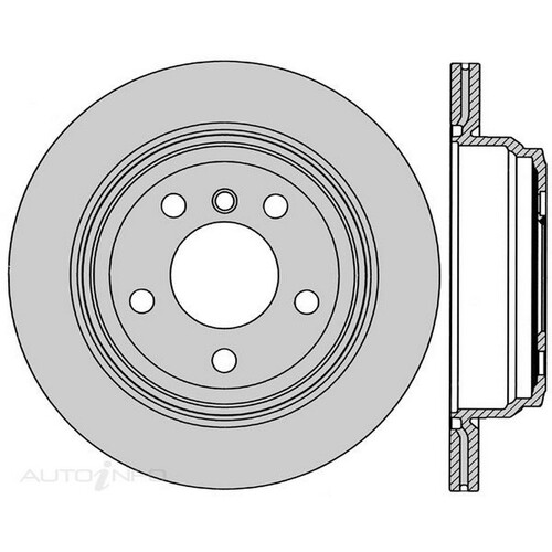 New Genuine PROTEX Rotor - Rear #DR12939