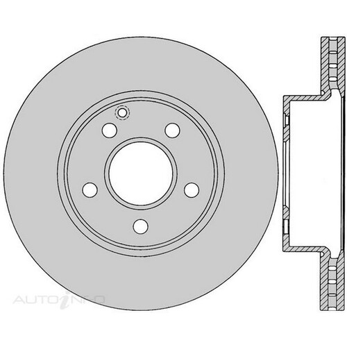 New Genuine PROTEX Rotor - Front #DR12945