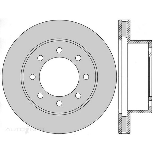 New Genuine PROTEX Rotor - Front #DR12951