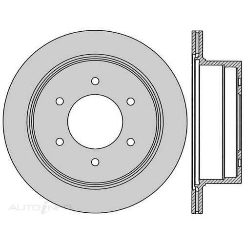 New Genuine PROTEX Rotor - Rear #DR12967