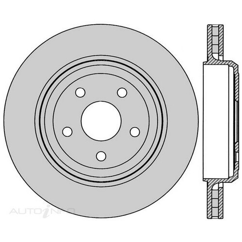 New Genuine PROTEX Rotor - Rear #DR12972
