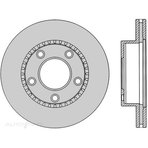 New Genuine PROTEX Rotor - Front #DR12976