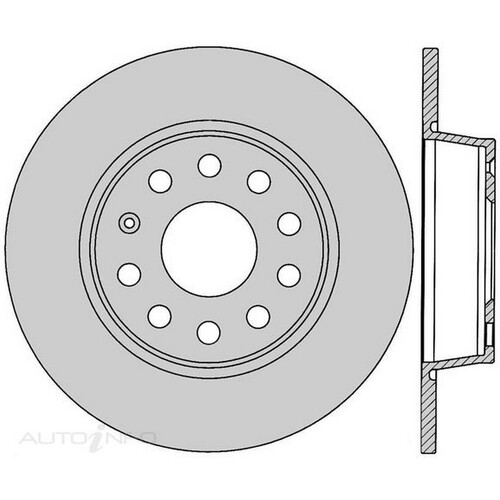 New Genuine PROTEX Rotor - Rear #DR12979