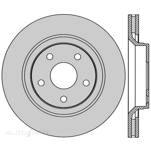 New Genuine PROTEX Rotor - Front #DR12982
