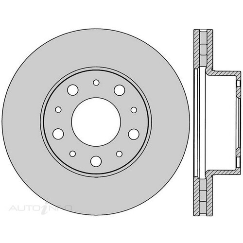 New Genuine PROTEX Rotor - Front #DR13005