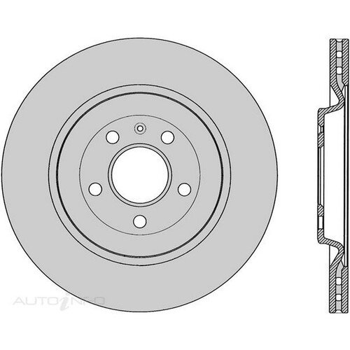 New Genuine PROTEX Rotor - Rear #DR13013