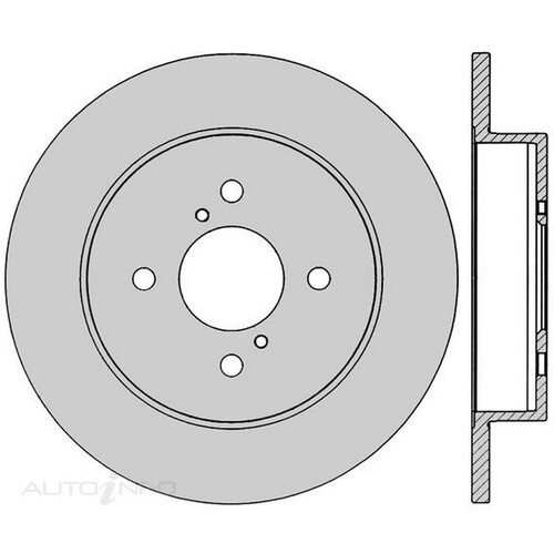 New Genuine PROTEX Rotor - Rear #DR13019