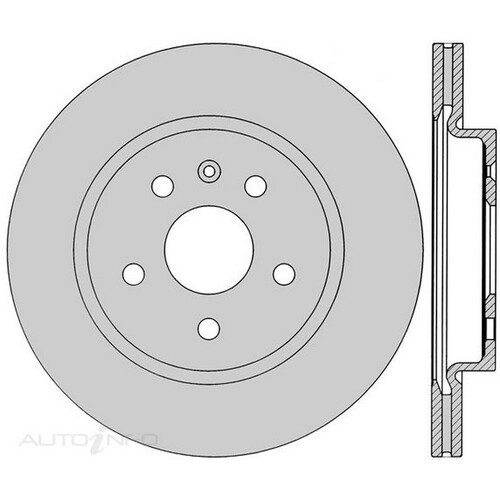New Genuine PROTEX Rotor - Rear #DR13025