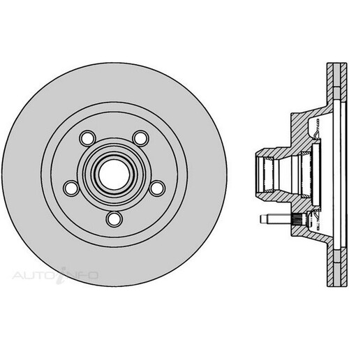 New Genuine PROTEX Rotor - Front #DR132