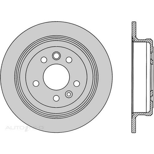 New Genuine PROTEX Rotor - Rear #DR133