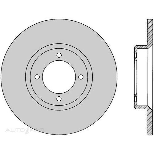New Genuine PROTEX Rotor - Front #DR138