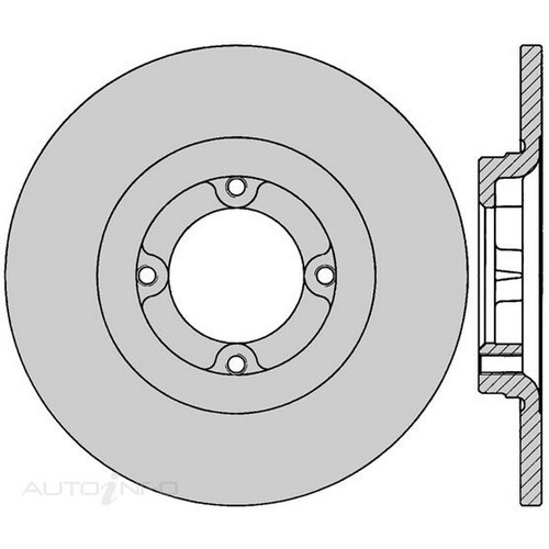 New Genuine PROTEX Rotor - Front #DR142