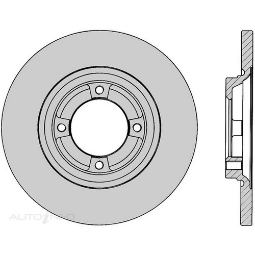 New Genuine PROTEX Rotor - Front #DR144