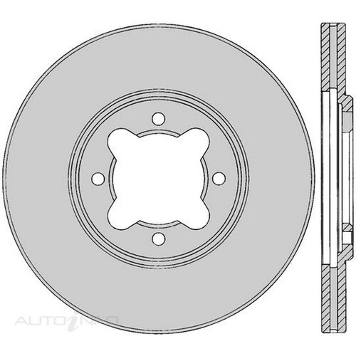 New Genuine PROTEX Rotor - Front #DR146