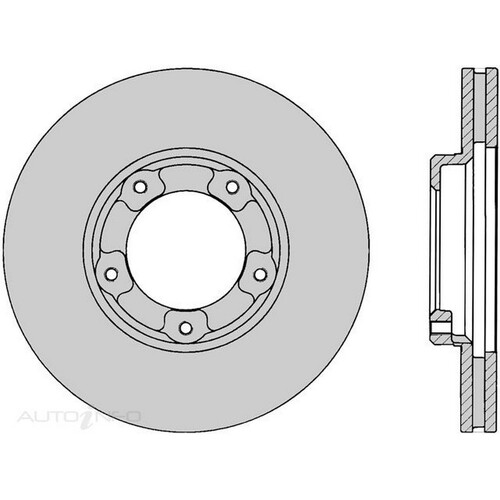 New Genuine PROTEX Rotor - Front #DR156