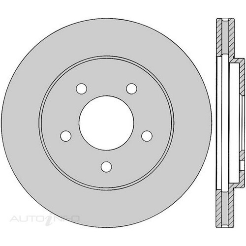 New Genuine PROTEX Rotor - Front #DR177