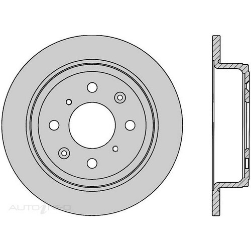 New Genuine PROTEX Rotor - Rear #DR182
