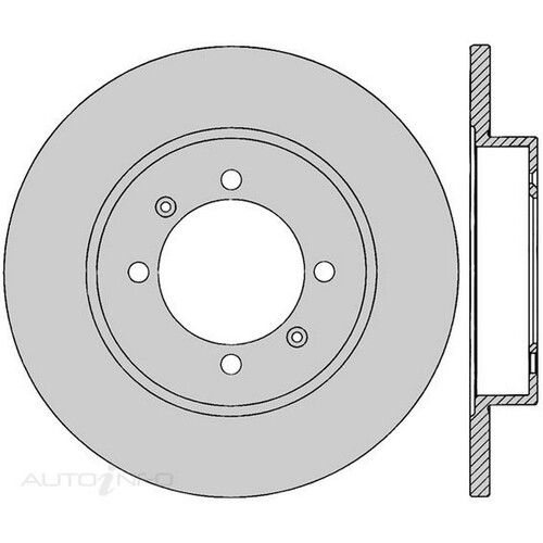 New Genuine PROTEX Rotor - Rear #DR2141