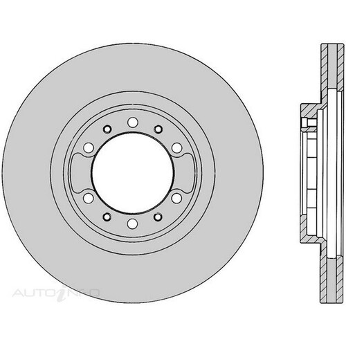 New Genuine PROTEX Rotor - Front #DR234