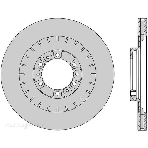 New Genuine PROTEX Rotor - Front #DR237