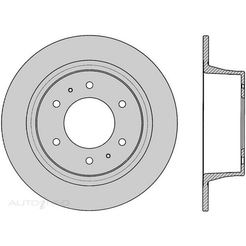 New Genuine PROTEX Rotor - Rear #DR238