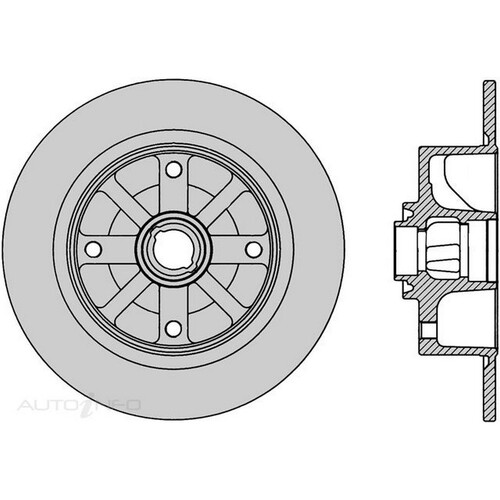 New Genuine PROTEX Rotor - Front #DR243