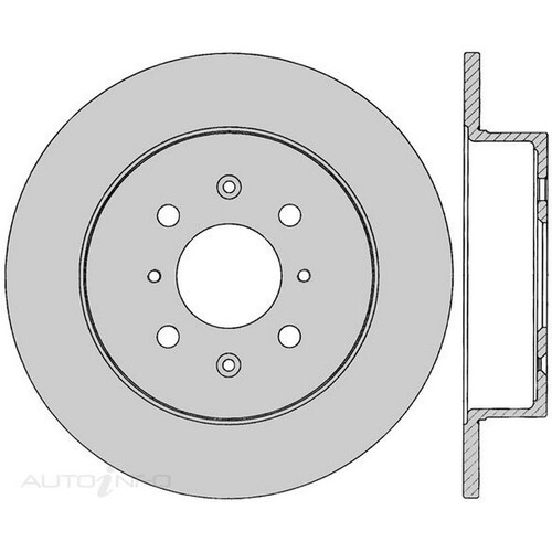 New Genuine PROTEX Rotor - Rear #DR2502
