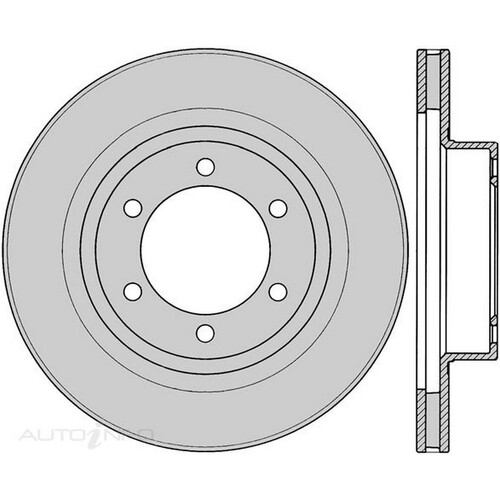 New Genuine PROTEX Rotor - Front #DR2700