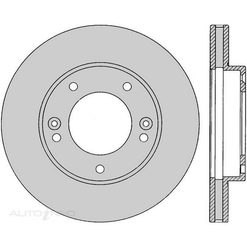 New Genuine PROTEX Rotor - Front #DR2898