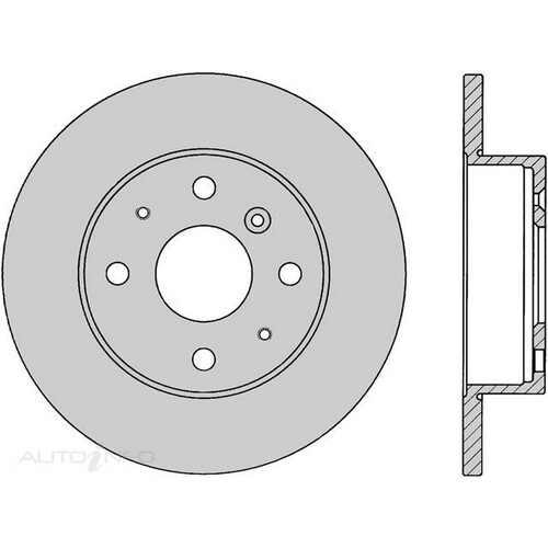 New Genuine PROTEX Rotor - Front #DR296