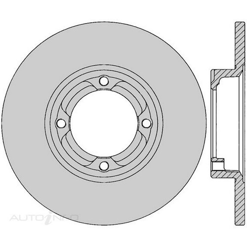 New Genuine PROTEX Rotor - Front #DR297