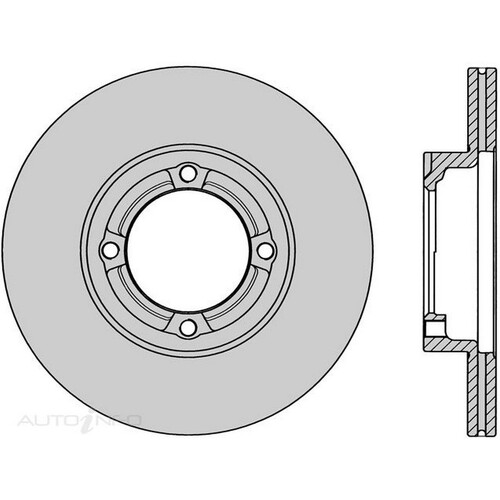 New Genuine PROTEX Rotor - Front #DR298