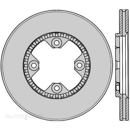 New Genuine PROTEX Rotor - Front #DR323