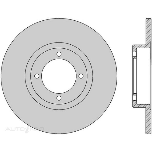 New Genuine PROTEX Rotor - Front #DR325