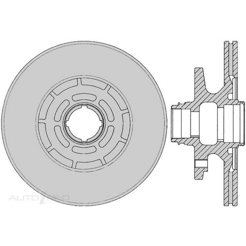 New Genuine PROTEX Rotor - Front #DR336