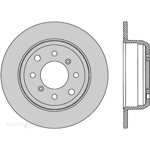 New Genuine PROTEX Rotor - Front #DR354